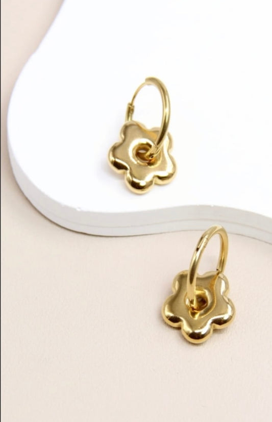 Boucles d’oreilles Fleur