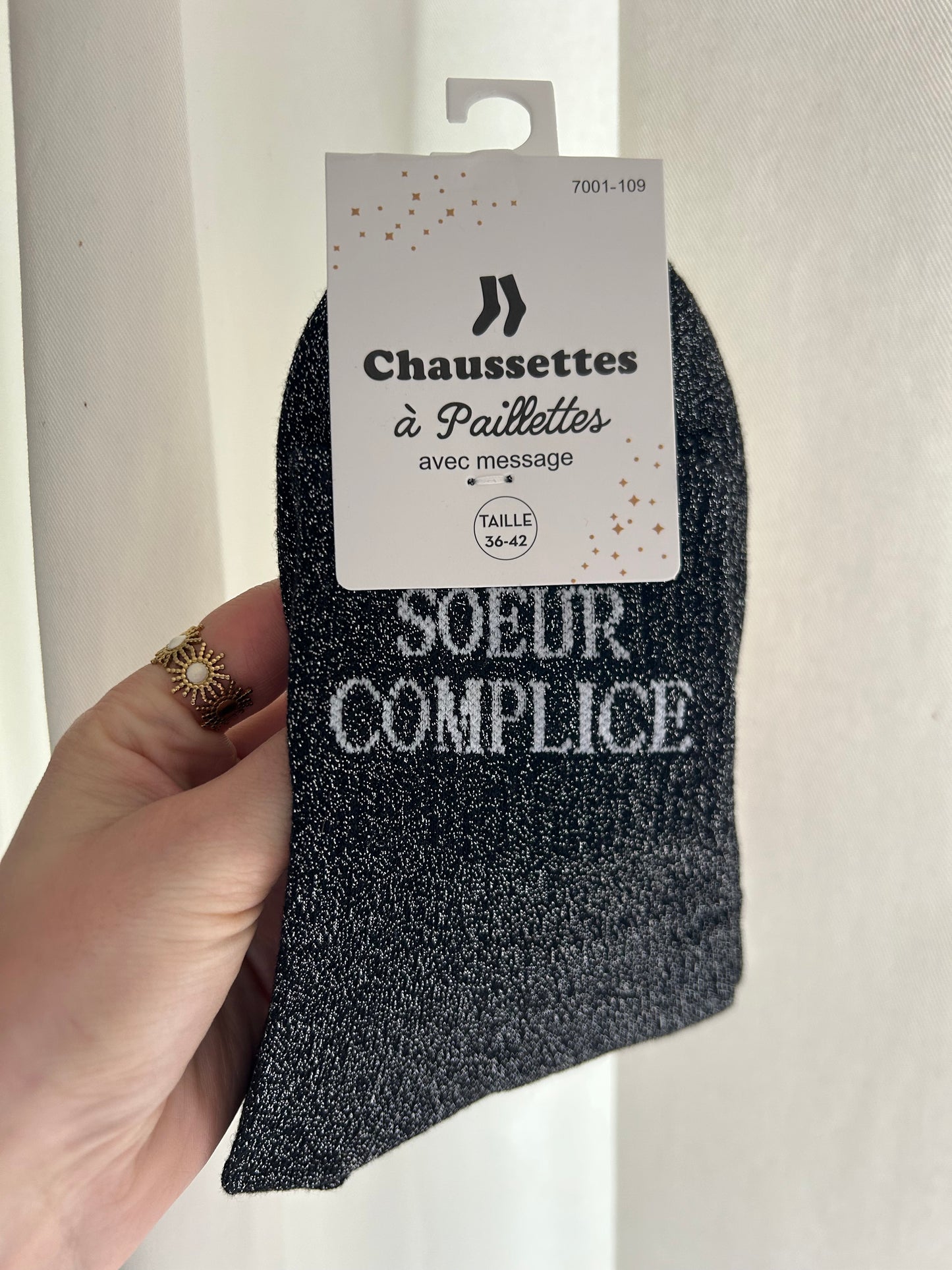 Chaussettes à paillettes SŒUR COMPLICE