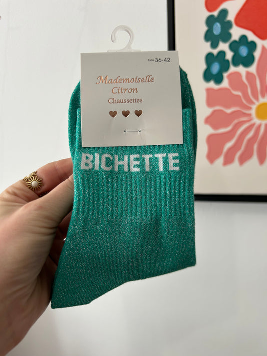 Chaussettes à paillettes BICHETTE