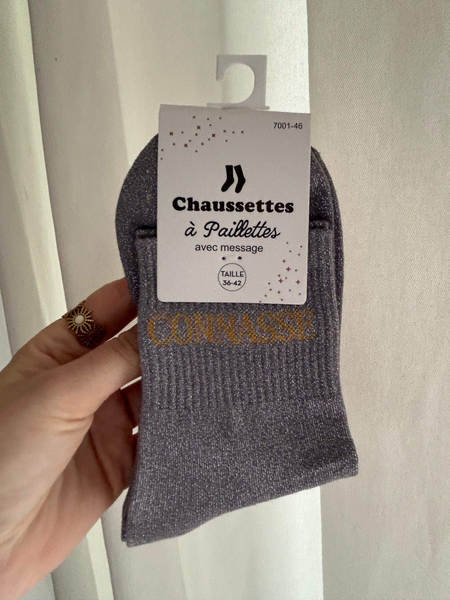 Chaussettes à paillettes CONNASSE