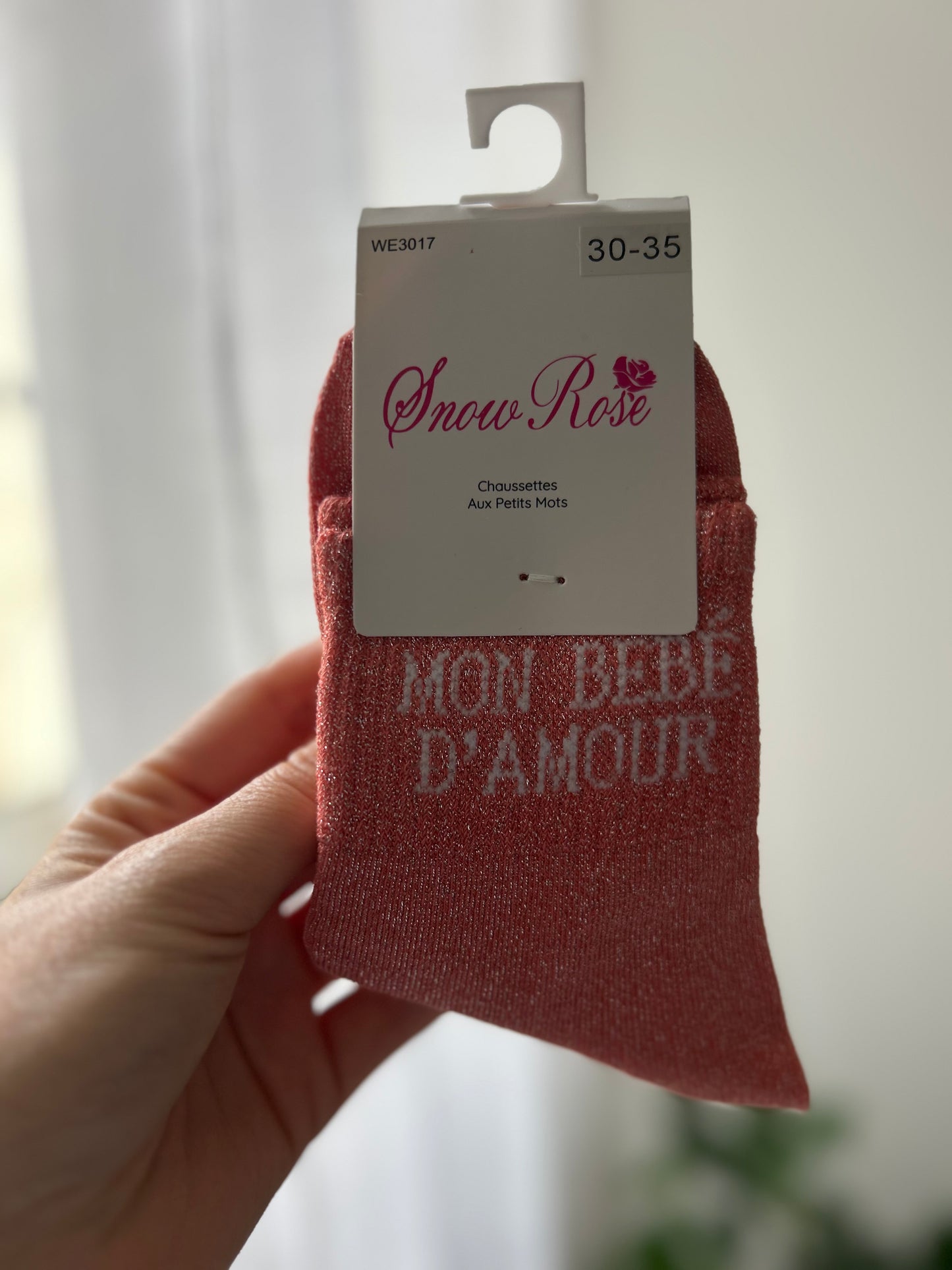 Chaussettes à paillettes MON BÉBÉ D’AMOUR