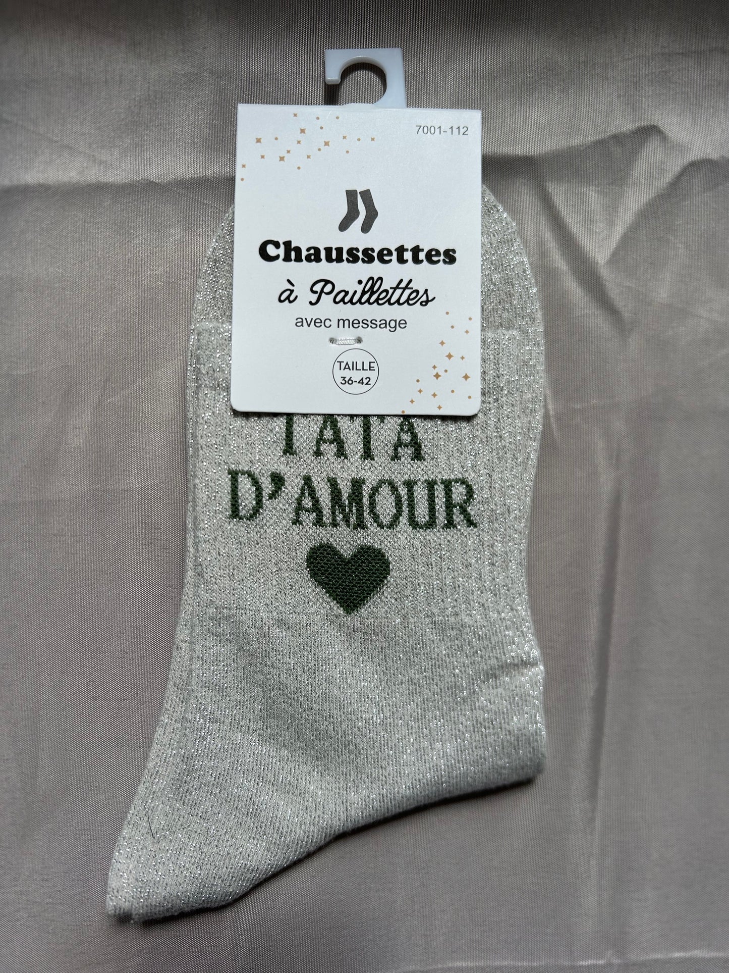 Chaussettes à paillettes TATA D’AMOUR