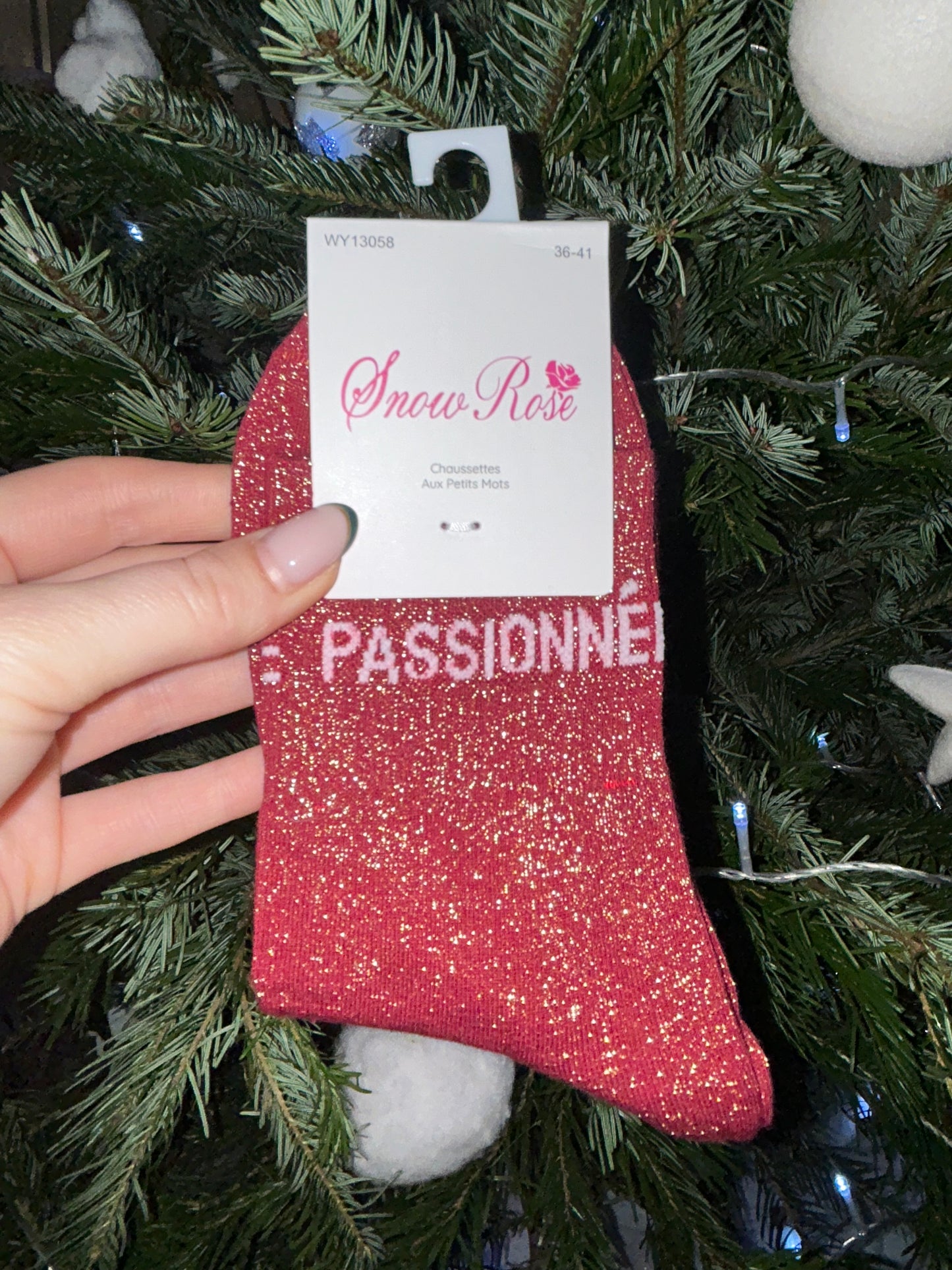 Chaussette à paillettes PASSIONNÉE