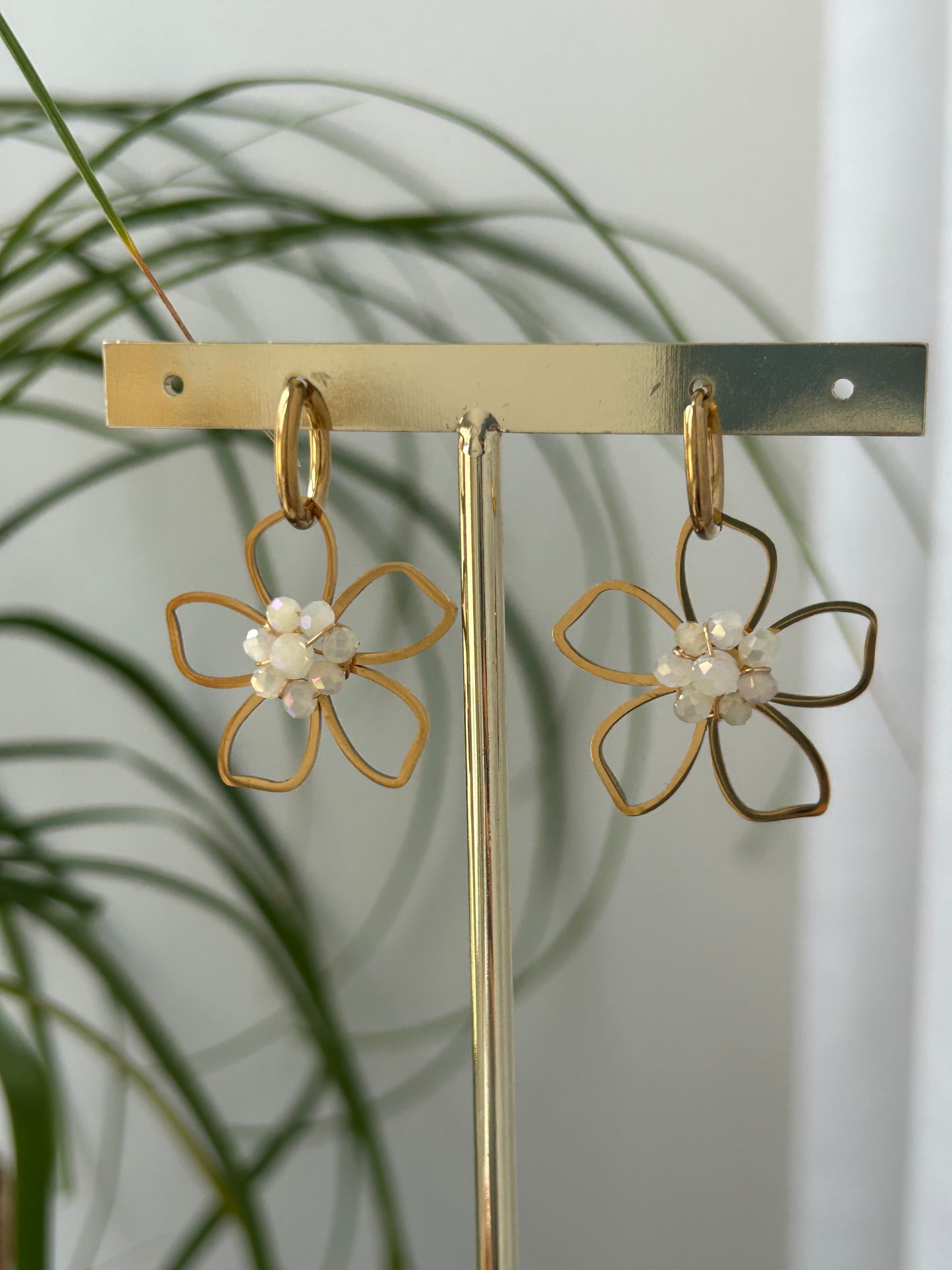 Boucles d’oreilles Fleur