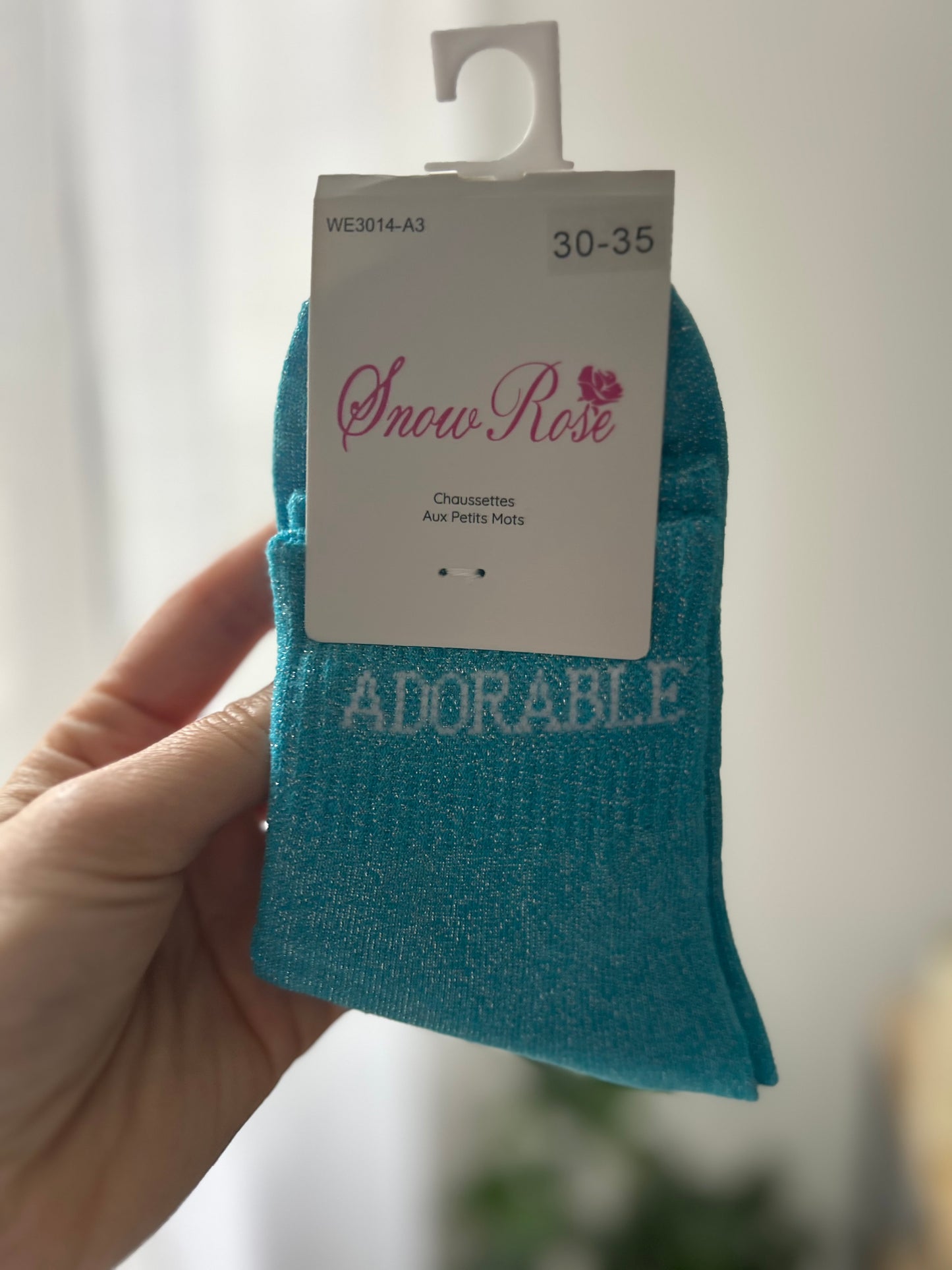 Chaussettes à paillettes ADORABLE