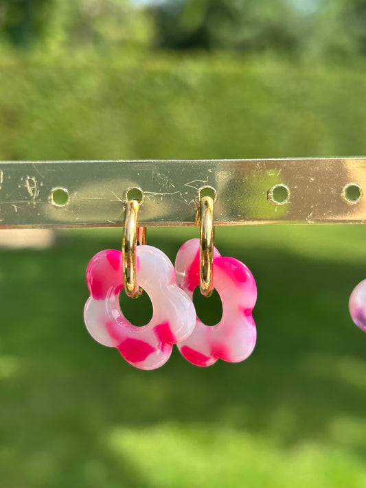 Boucles d’oreilles fleur