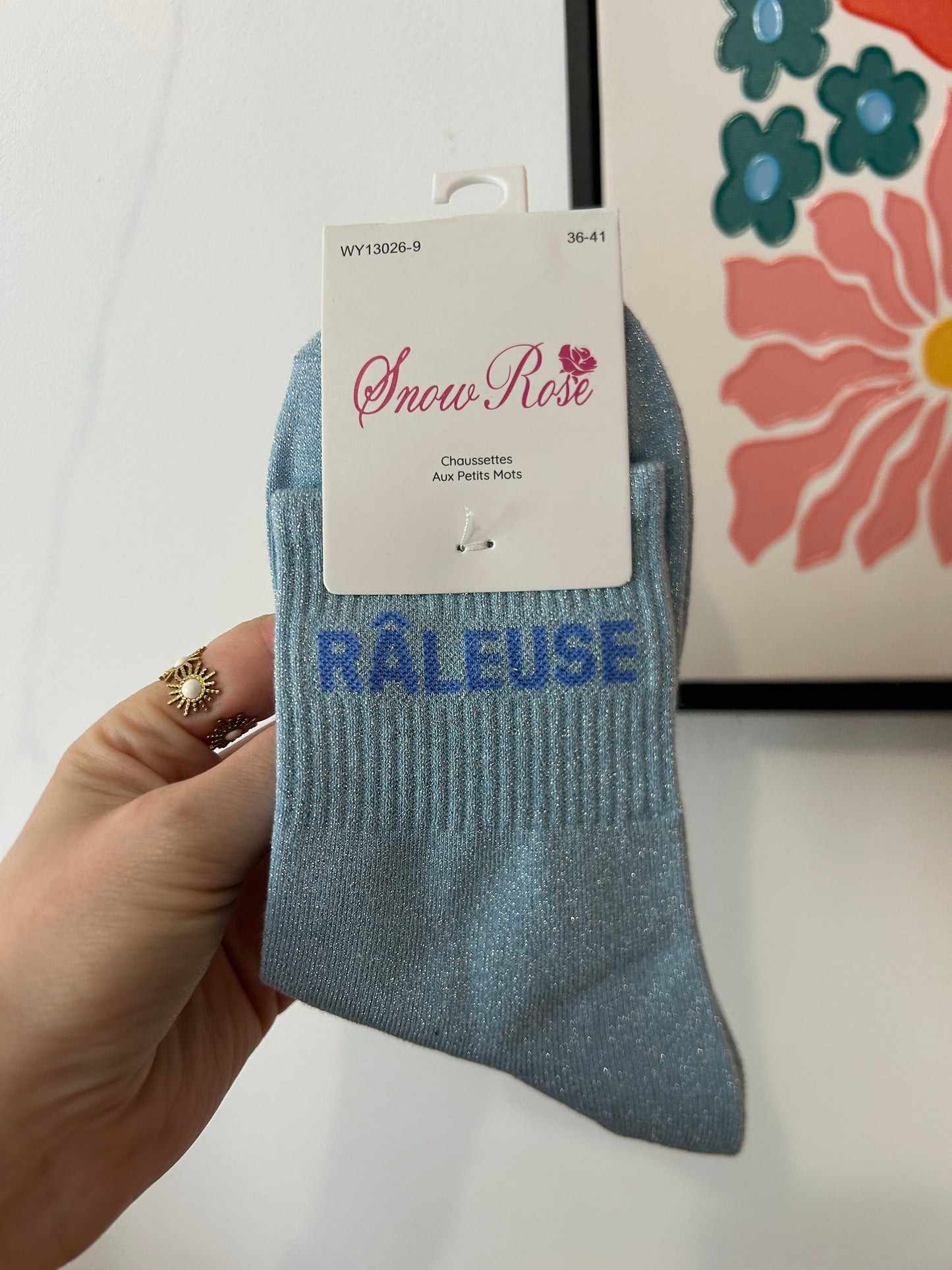 Chaussettes à paillettes RÂLEUSE