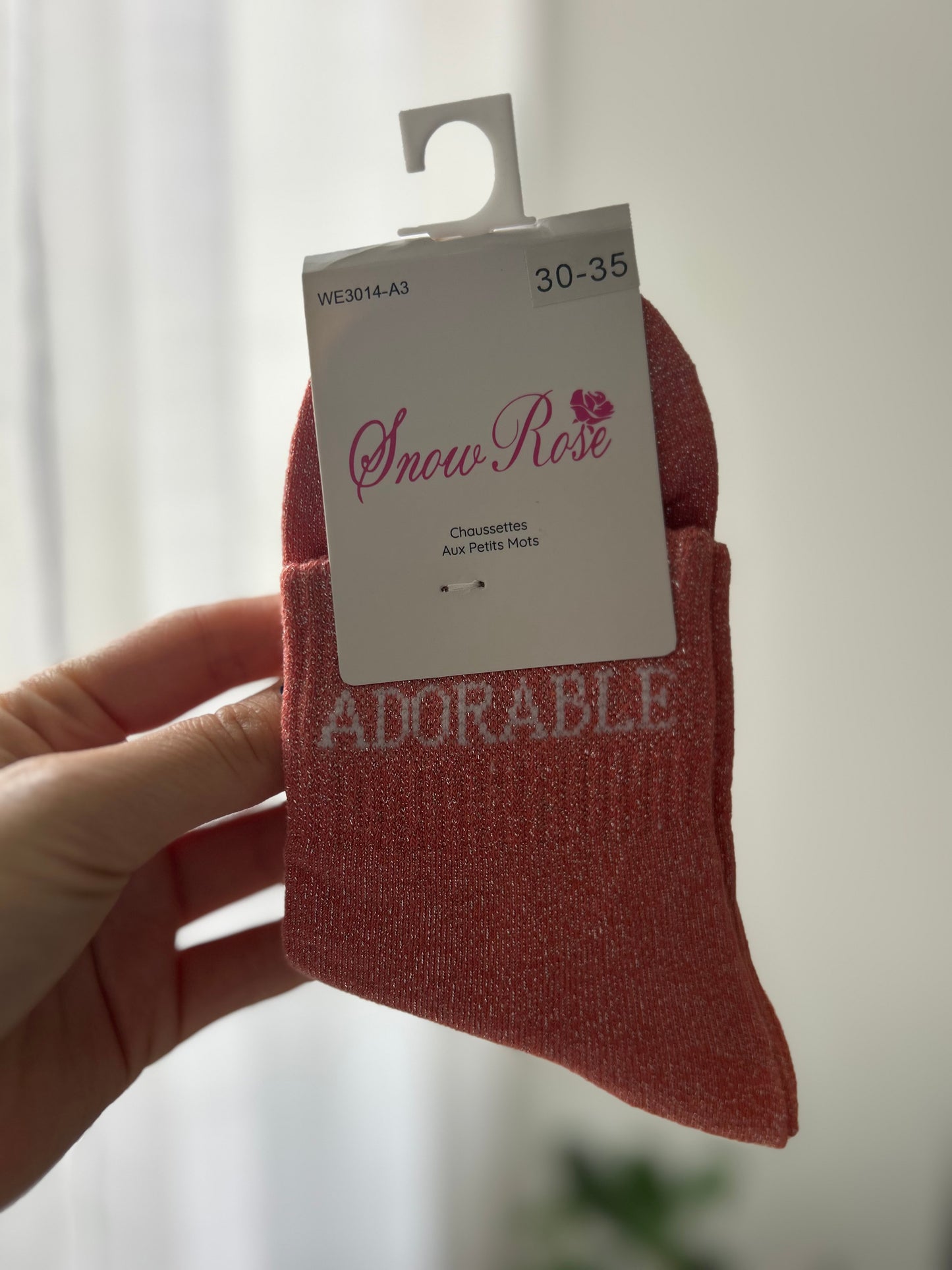Chaussettes à paillettes ADORABLE