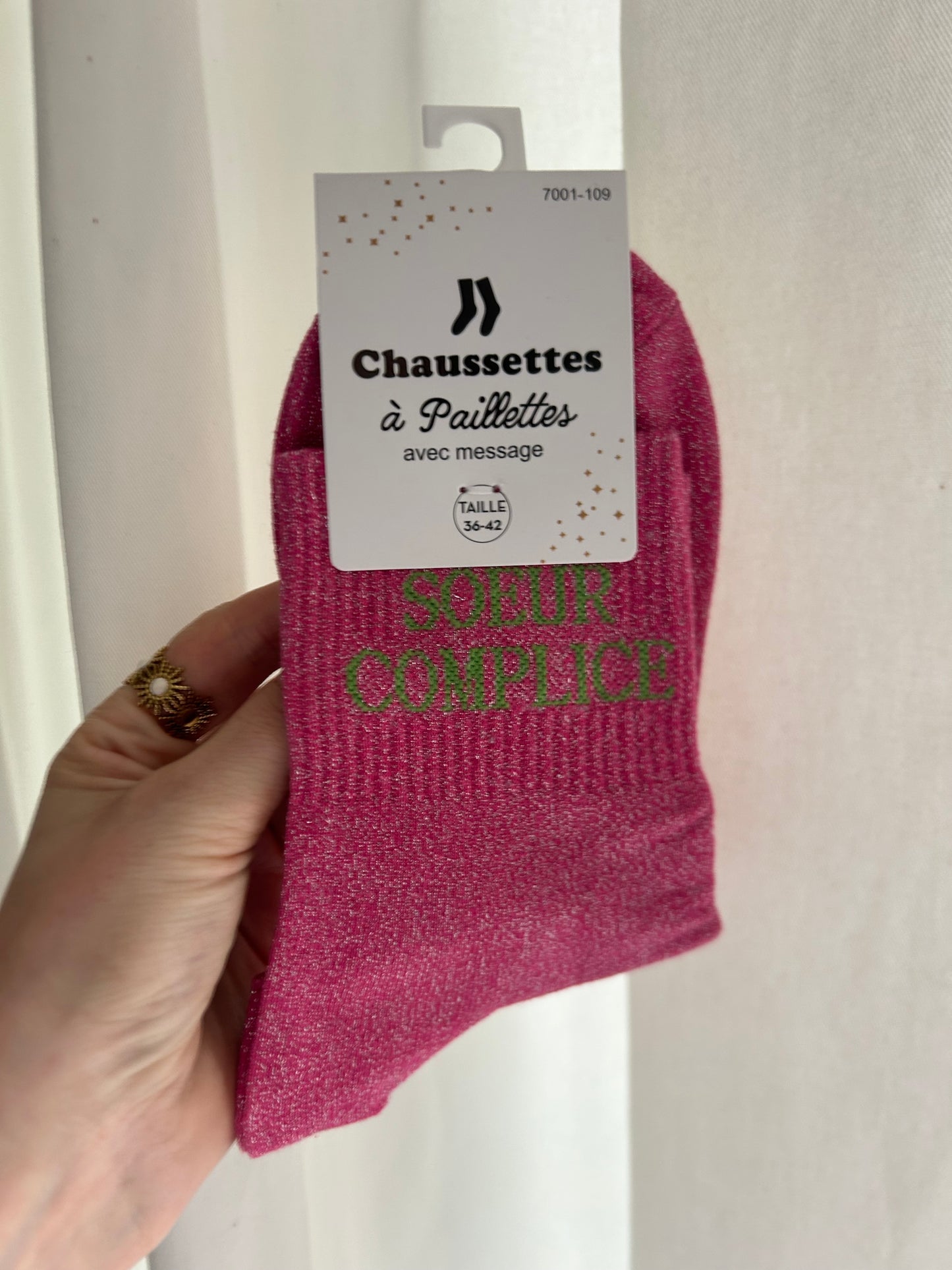 Chaussettes à paillettes SŒUR COMPLICE