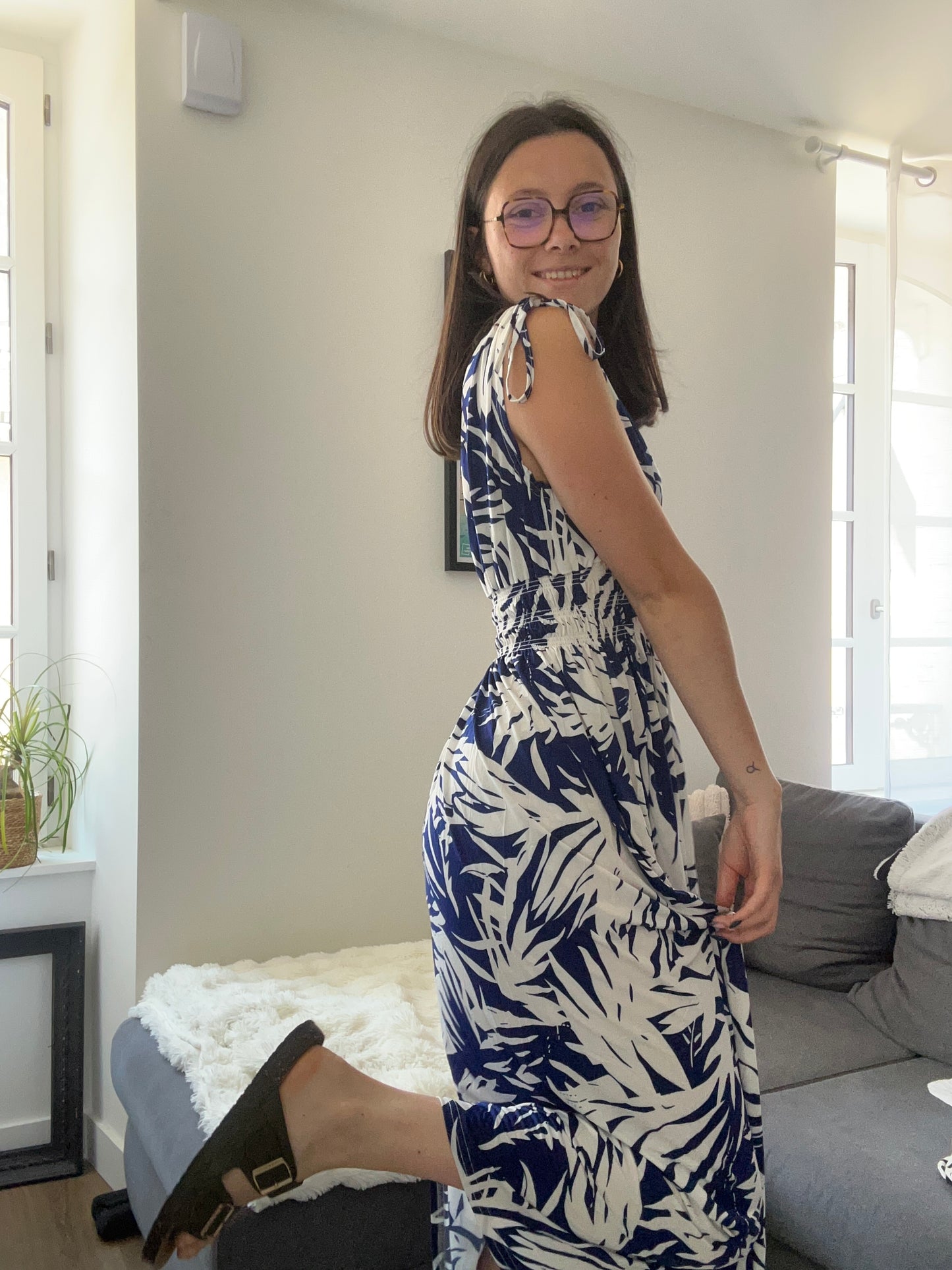 Robe magique bleue