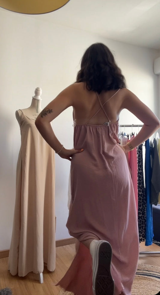 Robe dos nu