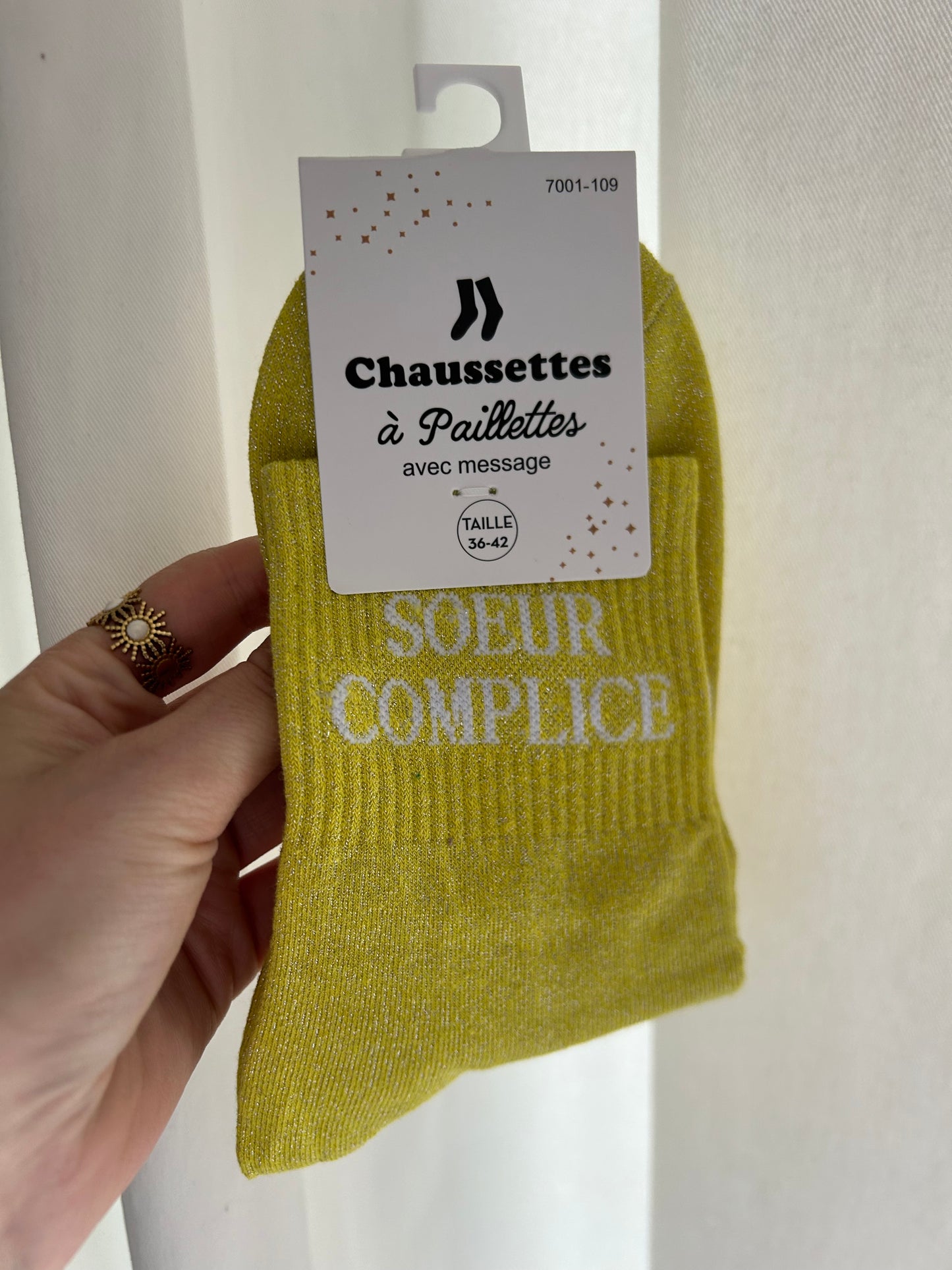 Chaussettes à paillettes SŒUR COMPLICE