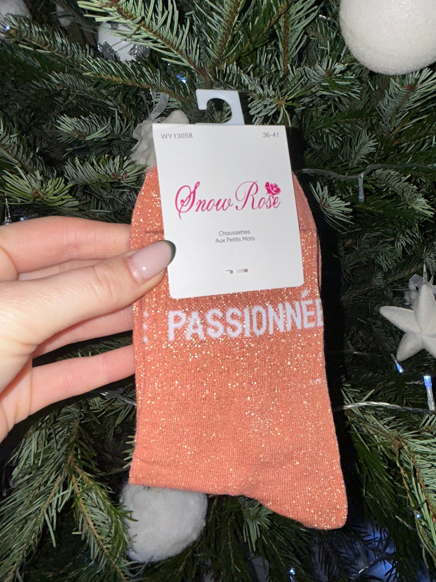 Chaussette à paillettes PASSIONNÉE