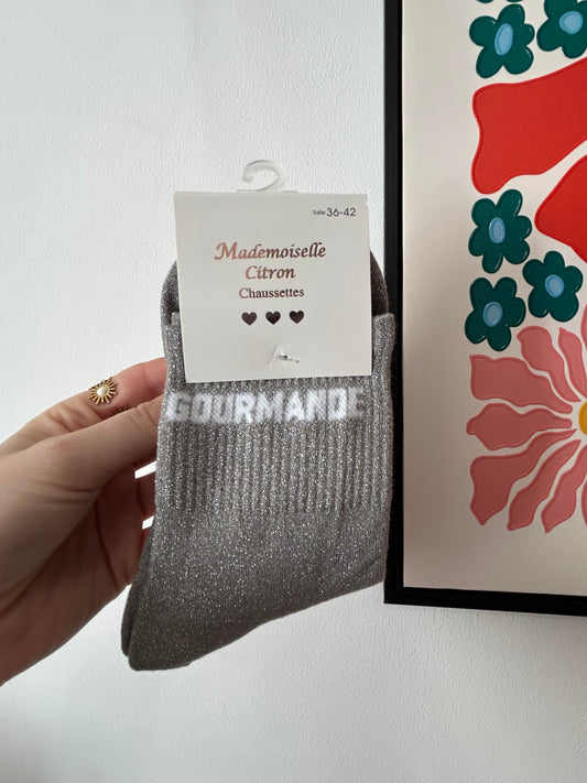Chaussette à paillettes GOURMANDE