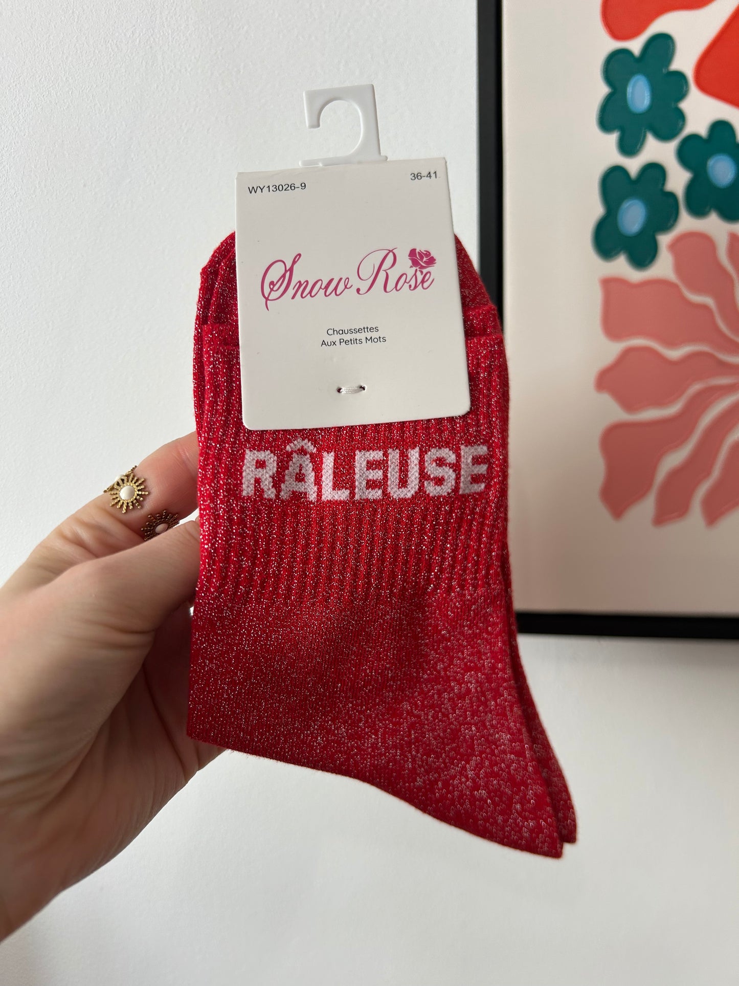 Chaussettes à paillettes RÂLEUSE