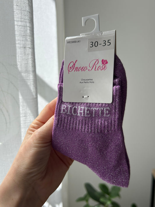 Chaussettes à paillettes BICHETTE
