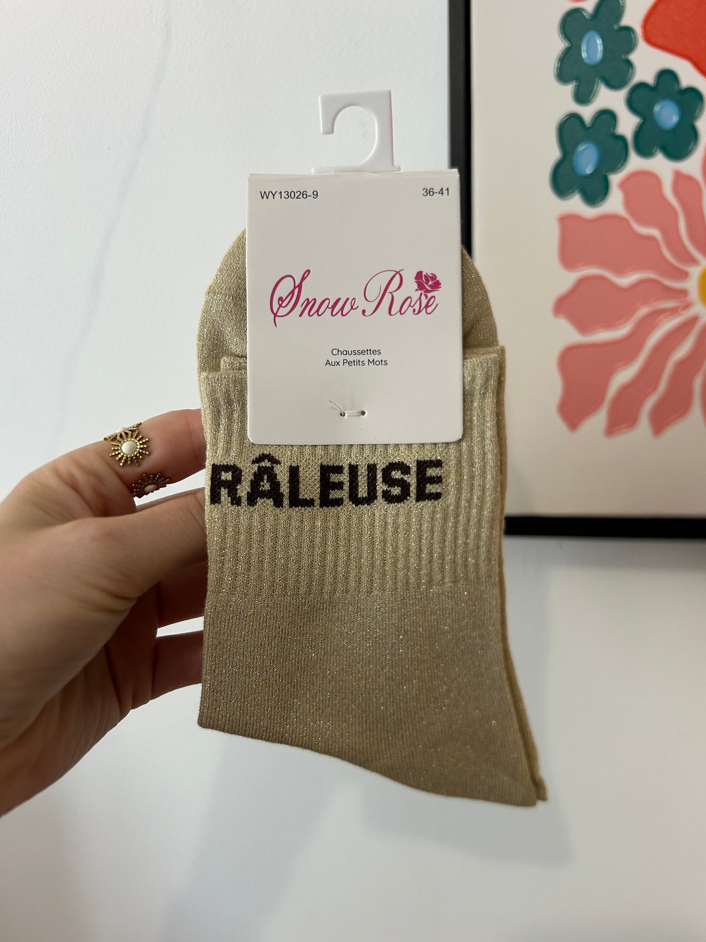 Chaussettes à paillettes RÂLEUSE
