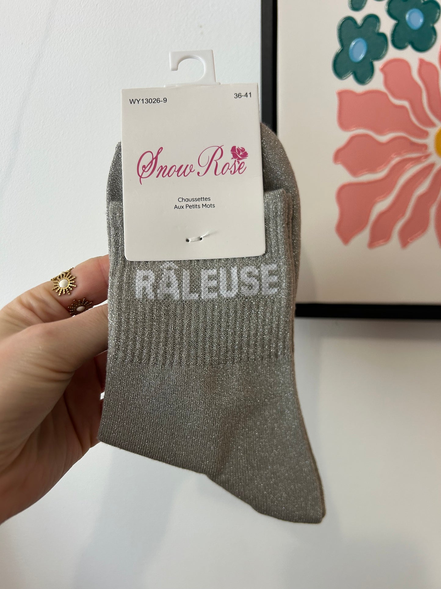 Chaussettes à paillettes RÂLEUSE