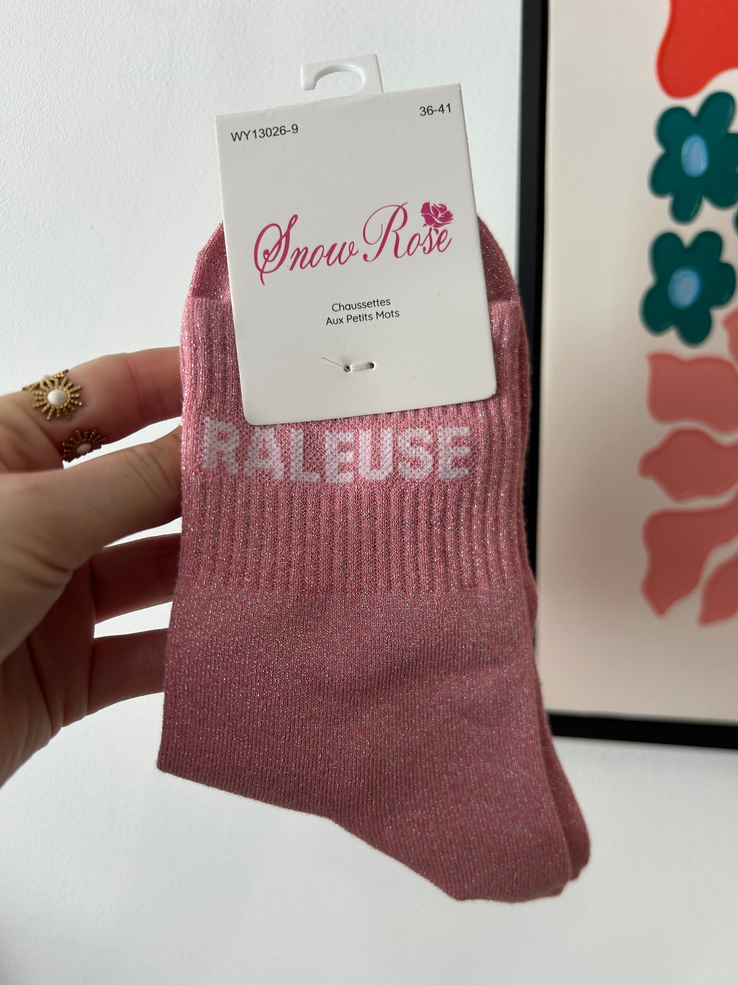 Chaussettes à paillettes RÂLEUSE