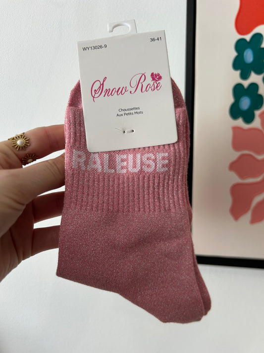 Chaussettes à paillettes RÂLEUSE