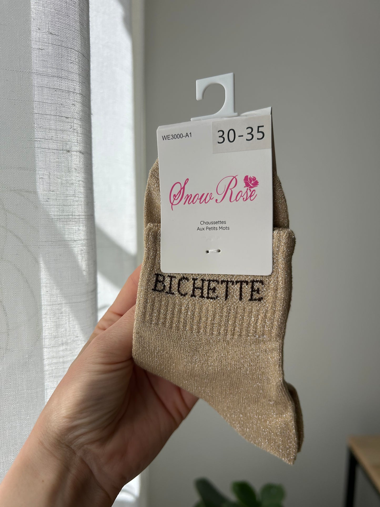 Chaussettes à paillettes BICHETTE