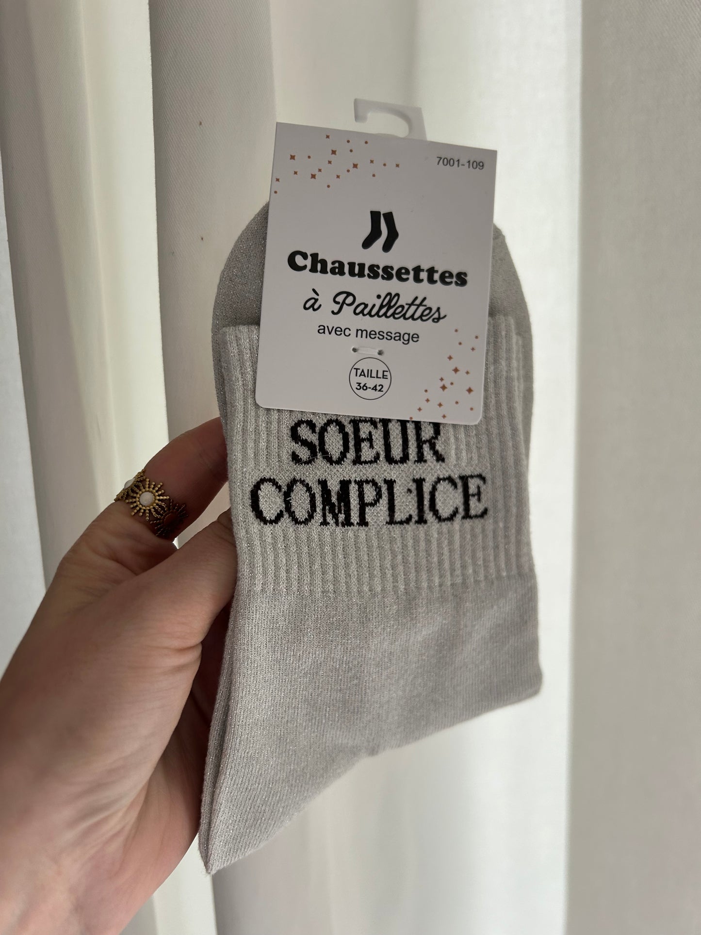 Chaussettes à paillettes SŒUR COMPLICE
