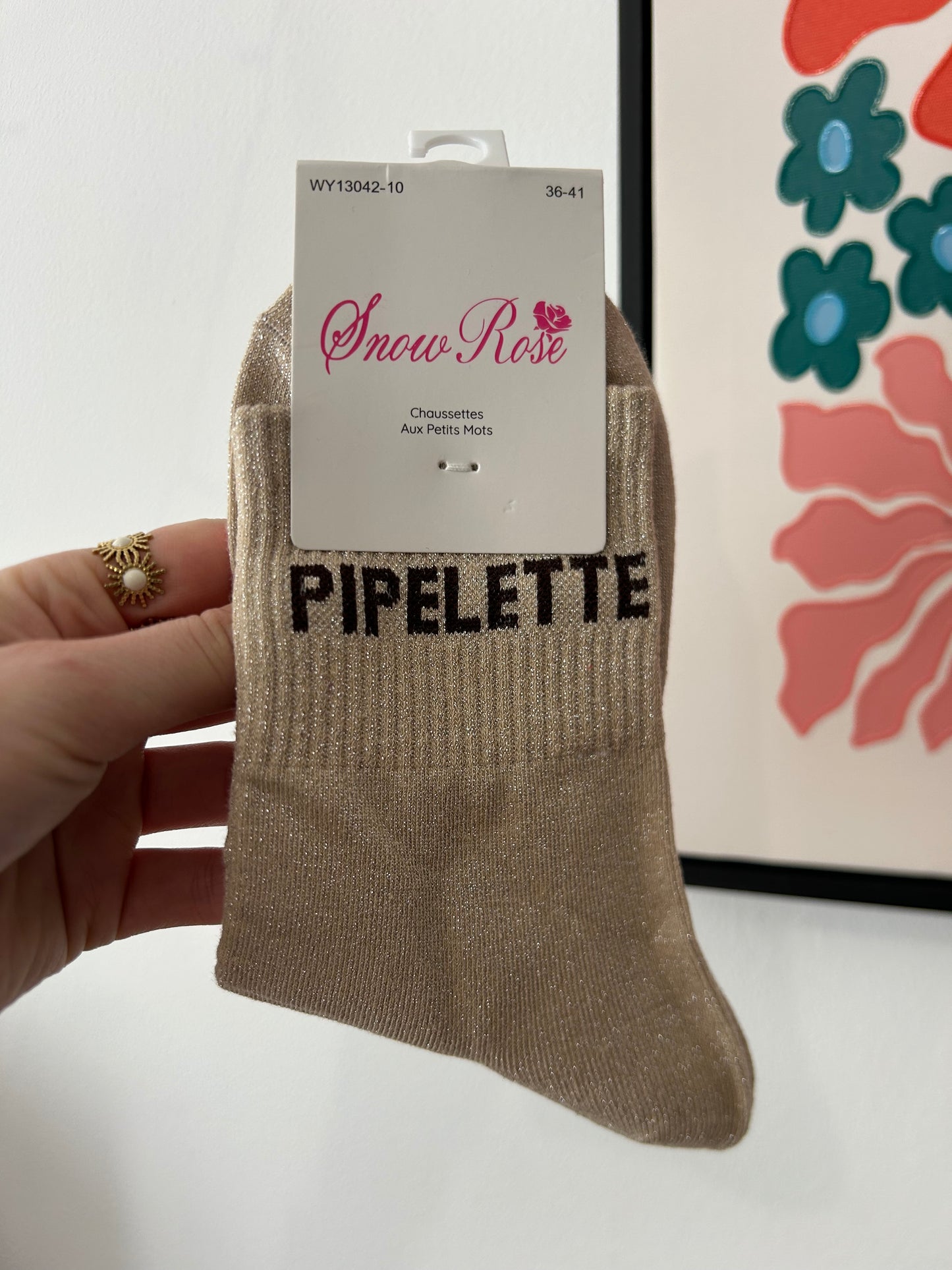 Chaussettes à paillettes PIPELETTE