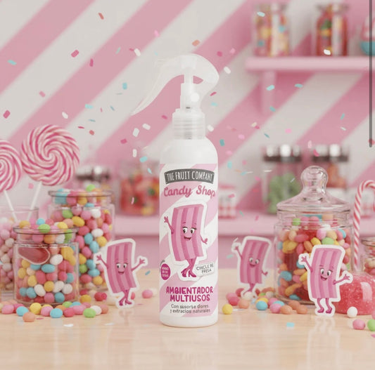 Spray d’ambiance au chewing-gum