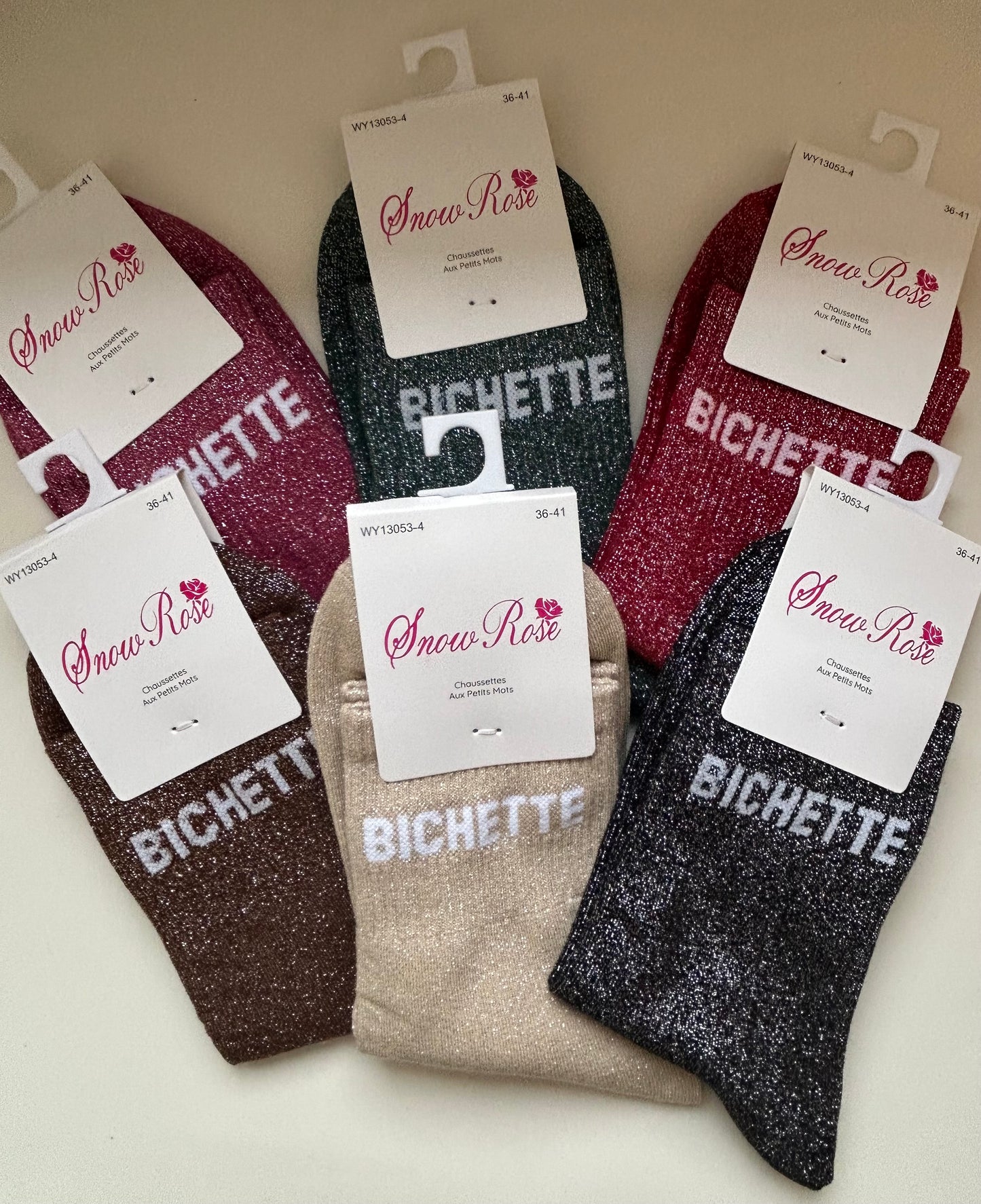 Chaussettes à paillettes BICHETTE