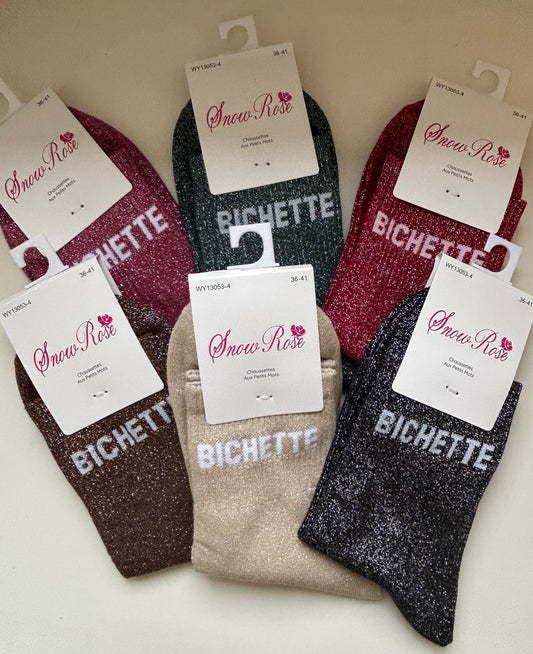 Chaussettes à paillettes BICHETTE