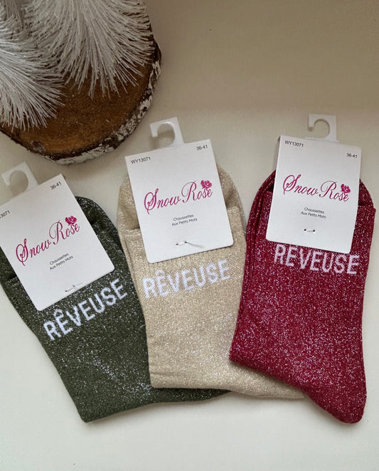 Chaussettes à paillettes REVEUSE