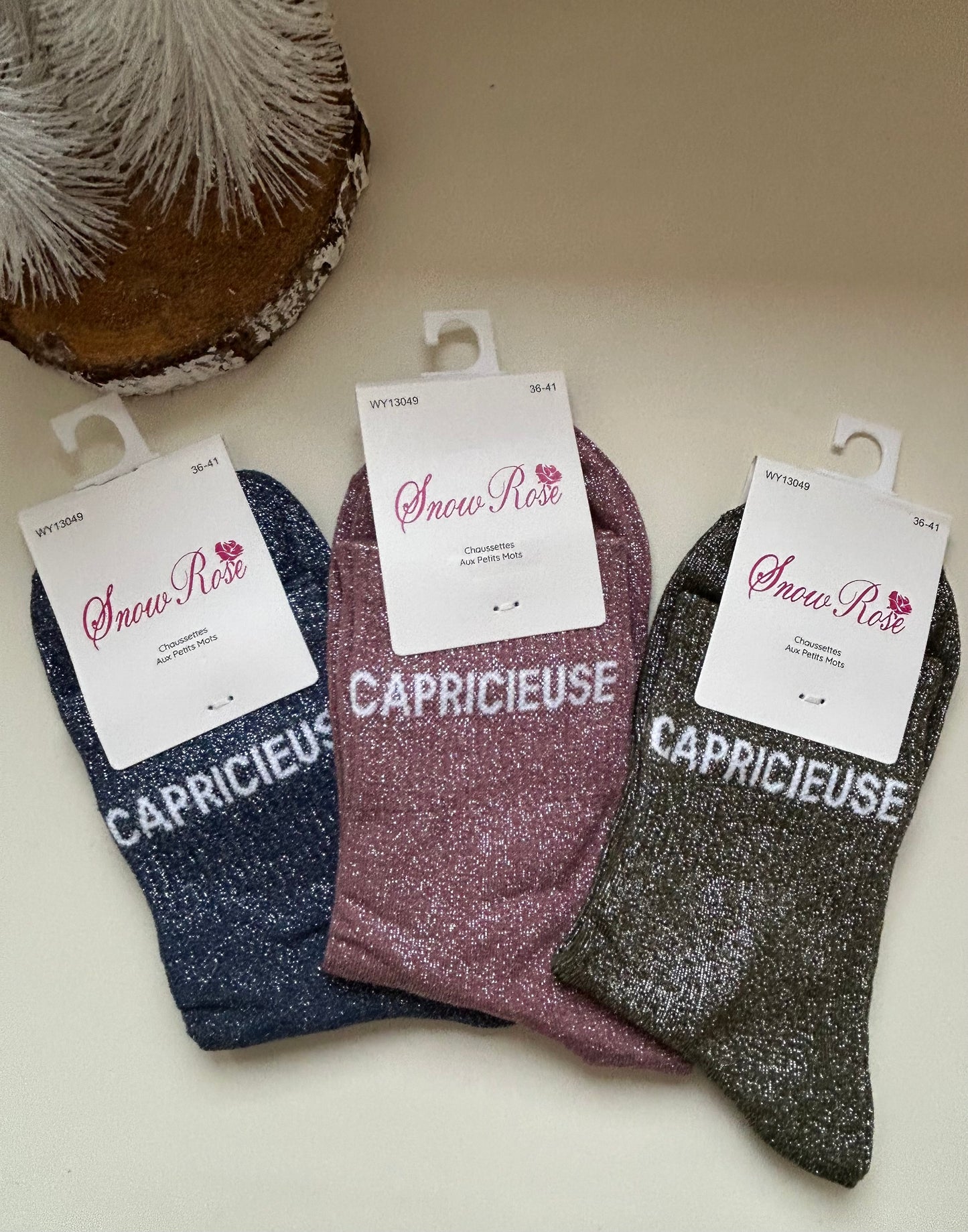 Chaussettes à paillettes CAPRICIEUSE