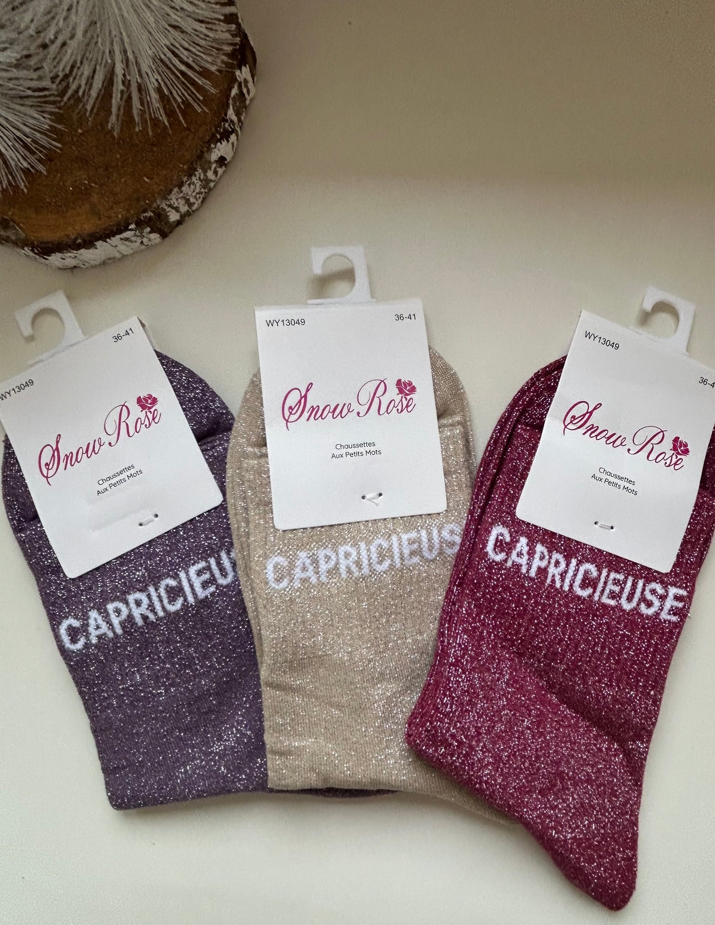 Chaussettes à paillettes CAPRICIEUSE